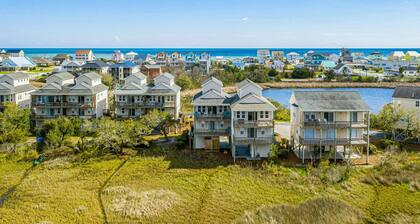 Sound-front home with water activities and close beach access and dog-friendly
