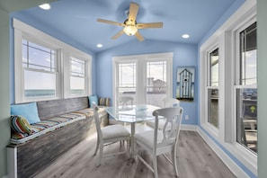 Dining - Beachfront home with stunning views, elevator and multiple decks (Topsail Beach)