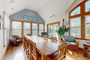 Interior - Beach home with private hot tub, pool, sound view & game room - dog-friendly (Waves)