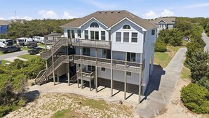 Exterior - Ocean-view home with pool, hot tub, grill, decks & pool table (Waves)