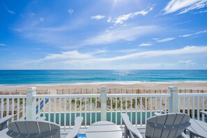 Property grounds - Lovely beachfront home with hot tub, pool, game room, & central AC (Avon)