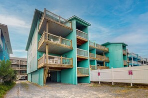 Exterior - Dog-friendly, oceanfront condo with shared pool and beach access (Carolina Beach)