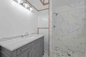 Shower, towels