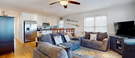 Télévision, baby-foot