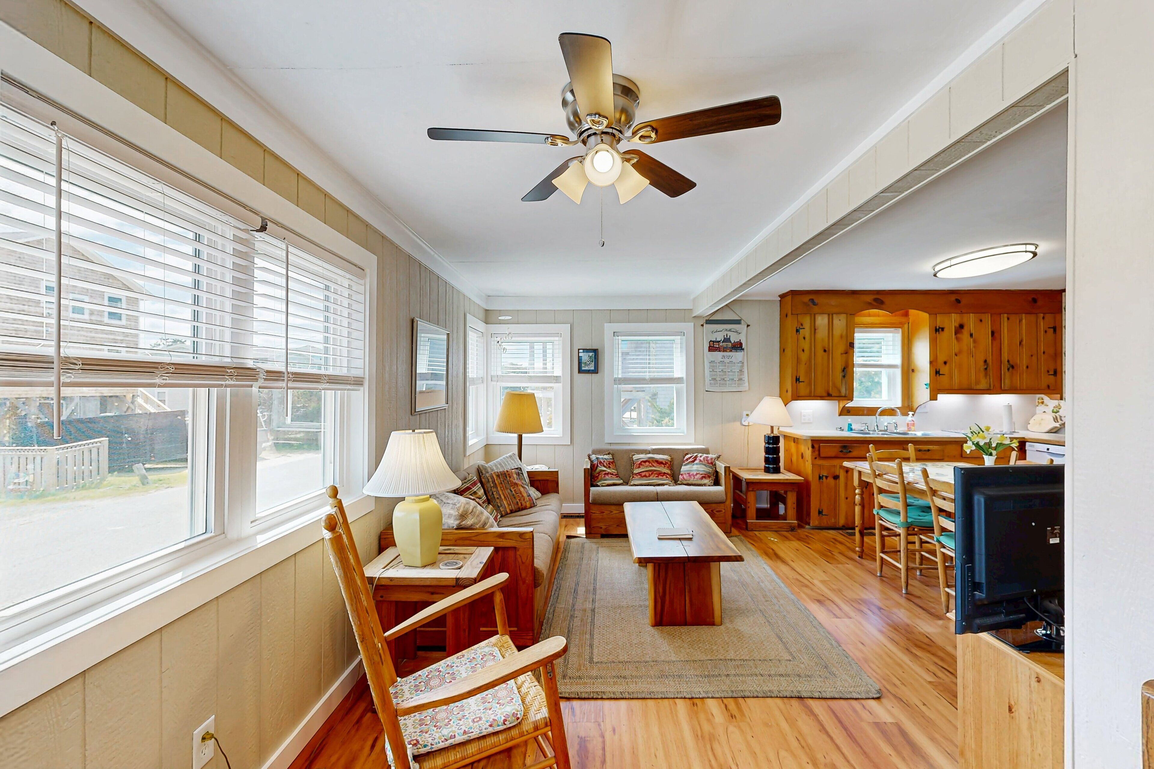 Televisión y reproductor de DVD 