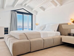 2 bedrooms, desk, soundproofing, iron/ironing board - FOS Luxury Apartment with View of Nafplio (Nafplio)