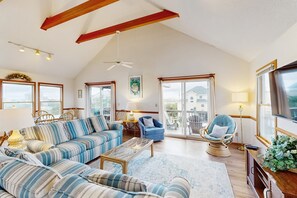 Smart TV, DVD player, books