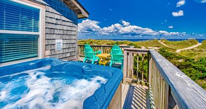 Carolina House 80: Oceanfront, private hot tub & great views