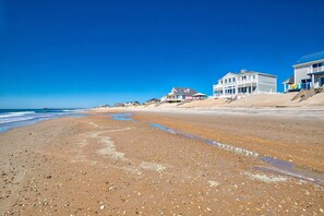 On the beach