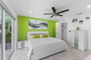 3 slaapkamers, een bureau, gratis wifi, beddengoed