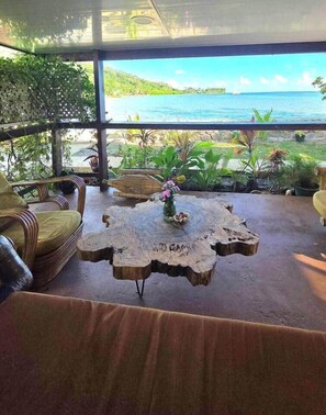 Terrace/patio - Fare 'Aute by Tiare Lodge (Windward Islands)