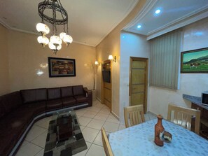 Family Apartment, Patio | Living area - Time machine (Tetouan)