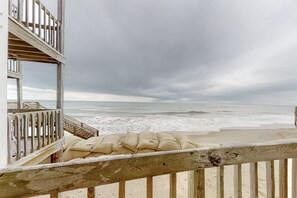 On the beach
