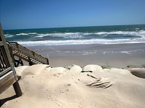 On the beach