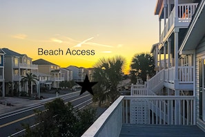 Property grounds - 2nd-row modern home with beach access, trailer parking, deck, & outdoor shower (Ocean Isle Beach)