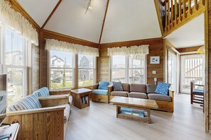 TV, DVD player - Sandy Paws 394: Stunning Views, Hot Tub, Pool Access, Pet-Friendly (Avon)