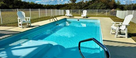 Una piscina climatizada