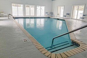 Indoor pool, a heated pool
