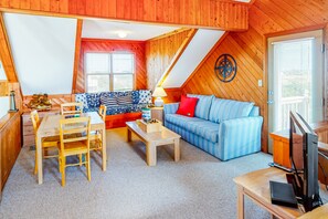 TV, DVD player - Stunning Family-Friendly Home w/ Free WiFi, Private W/D, AC, & Multiple Decks (Hatteras)