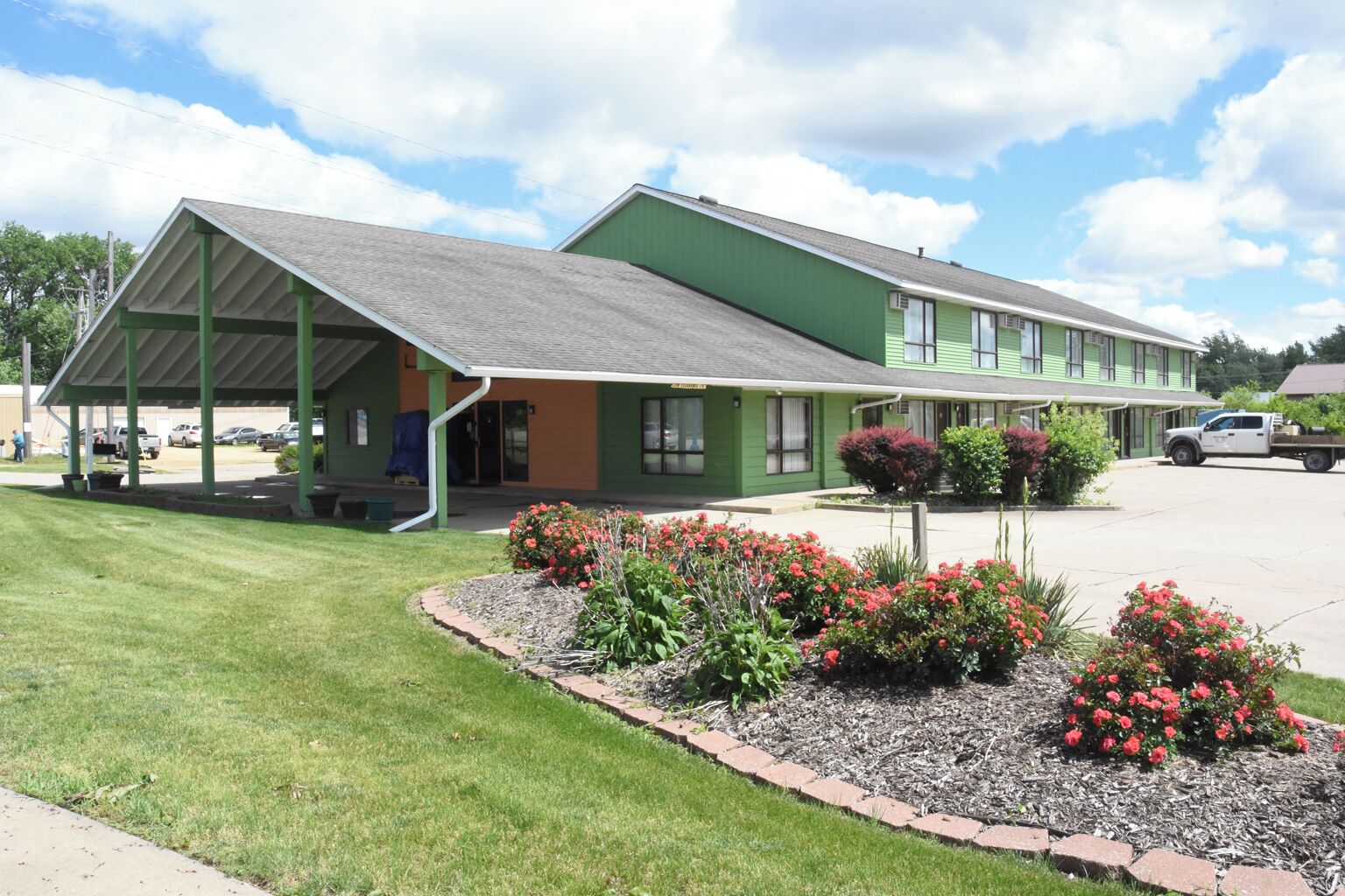 Fassade der Unterkunft