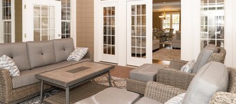 Exquisite home with pool, enclosed yard, fireplace, central AC, & washer/dryer