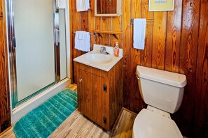 Shower, towels