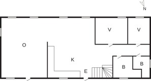 Floor plan - 5 Star Holiday Home in Sejero (Sejero)