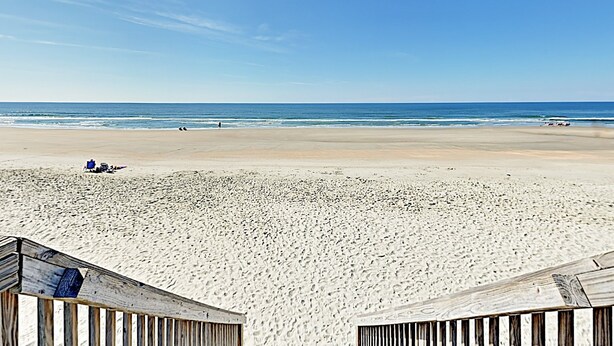 Nær stranden