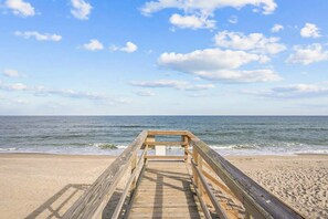 On the beach - Oceanfront Kure Beach Oasis | Top Floor, All Seasons Pools, Private Sun Deck (Kure Beach)