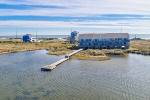 Exterior - Soundfront Gem W/ Furnished Balcony, Free WiFi, & Beach Access Nearby (Hatteras)