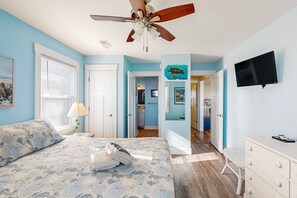 5 soverom, strykejern/-brett, wi-fi (inkludert) og sengetøy