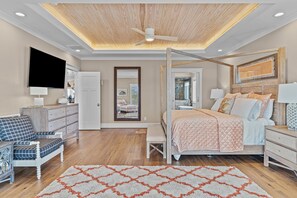 7 bedrooms, iron/ironing board, travel cot, free WiFi - Modern Oceanfront Home with Zero-Entry Pool, Hot Tub, Outdoor Kitchen, WiFi & AC (Holden Beach)