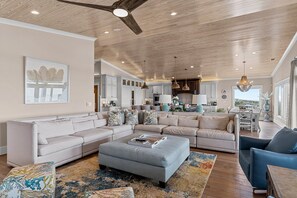 TV, fireplace, DVD player, stereo