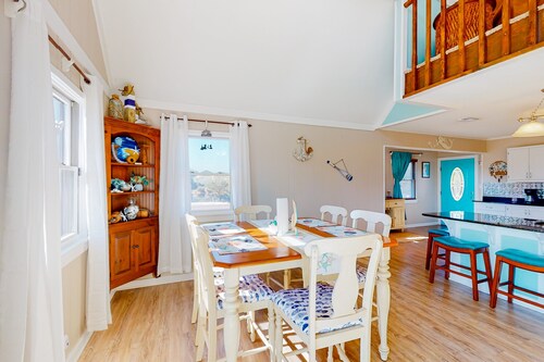 Dog-friendly home with private pool, firepit, fenced yard, covered patio, & deck