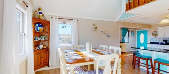 Dog-friendly home with private pool, firepit, fenced yard, covered patio, & deck