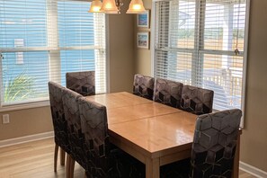 Dining - Dog-friendly home with NEW FLOORING THROUGHOUT, decks, & private hot tub (Holden Beach)