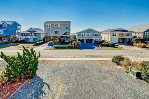 Exterior - Dog-friendly home with NEW FLOORING THROUGHOUT, decks, & private hot tub (Holden Beach)