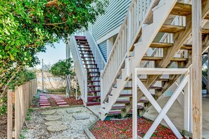 Property grounds - Dog-friendly home with NEW FLOORING THROUGHOUT, decks, & private hot tub (Holden Beach)