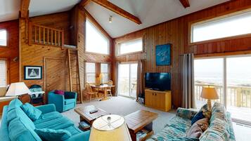 Smart TV, DVD player, books