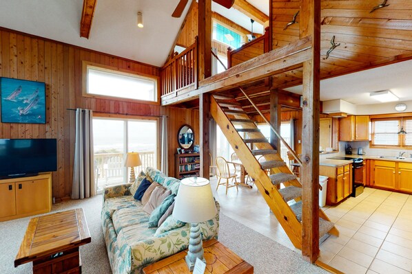 Smart TV, DVD player, books