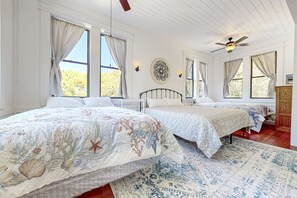 4 soverom, strykejern/-brett, wi-fi (inkludert) og sengetøy