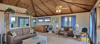 Dog-friendly home with private pool, hot tub, & central AC
