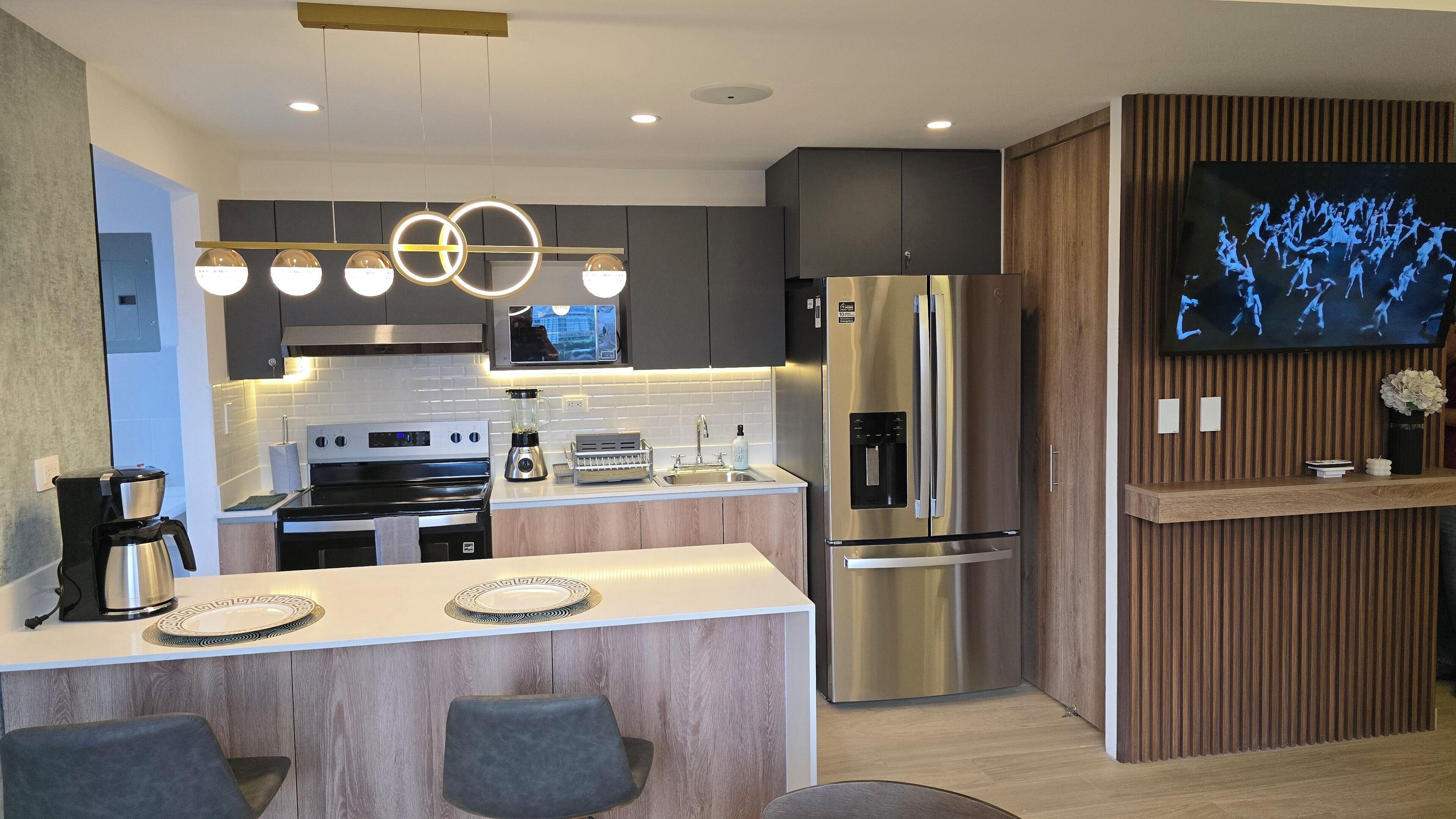 Mikrobølgeovn, ovn, kogeplade