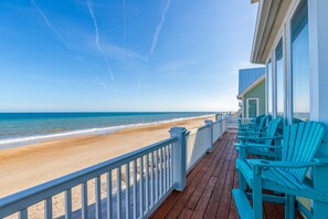 Property grounds - Oceanfront, multi-level home with beach access, views, game room, & elevator (North Topsail Beach)