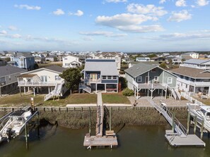 Exterior - Isle Flipper: Waterview, Dog-Friendly, Dock (Ocean Isle Beach)