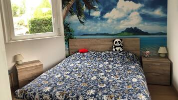 1 makuuhuone, silitysrauta/-lauta, ilmainen Wi-Fi, vuodevaatteet