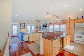 Interior - Sound front home with private beach, elevator, views, gazebo, community pool (North Topsail Beach)