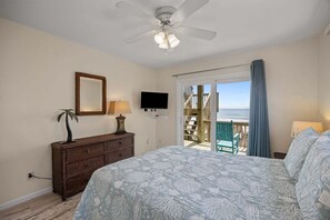 4 bedrooms, iron/ironing board, free WiFi, bed sheets - Oceanfront home with private beach access, hot tub, central AC, & W/D - dogs ok (North Topsail Beach)