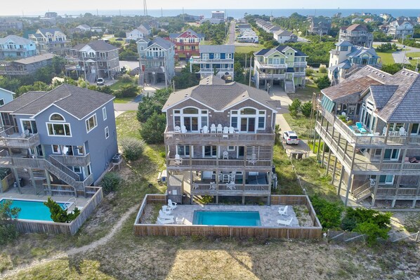 Exterior - Oceanfront home with private pool, hot tub, game room, sundecks & fast WiFi (Waves)