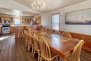 Dining - 3-story Pet friendly home with private outdoor pool, hot tub, pool table, & elevator (Waves)